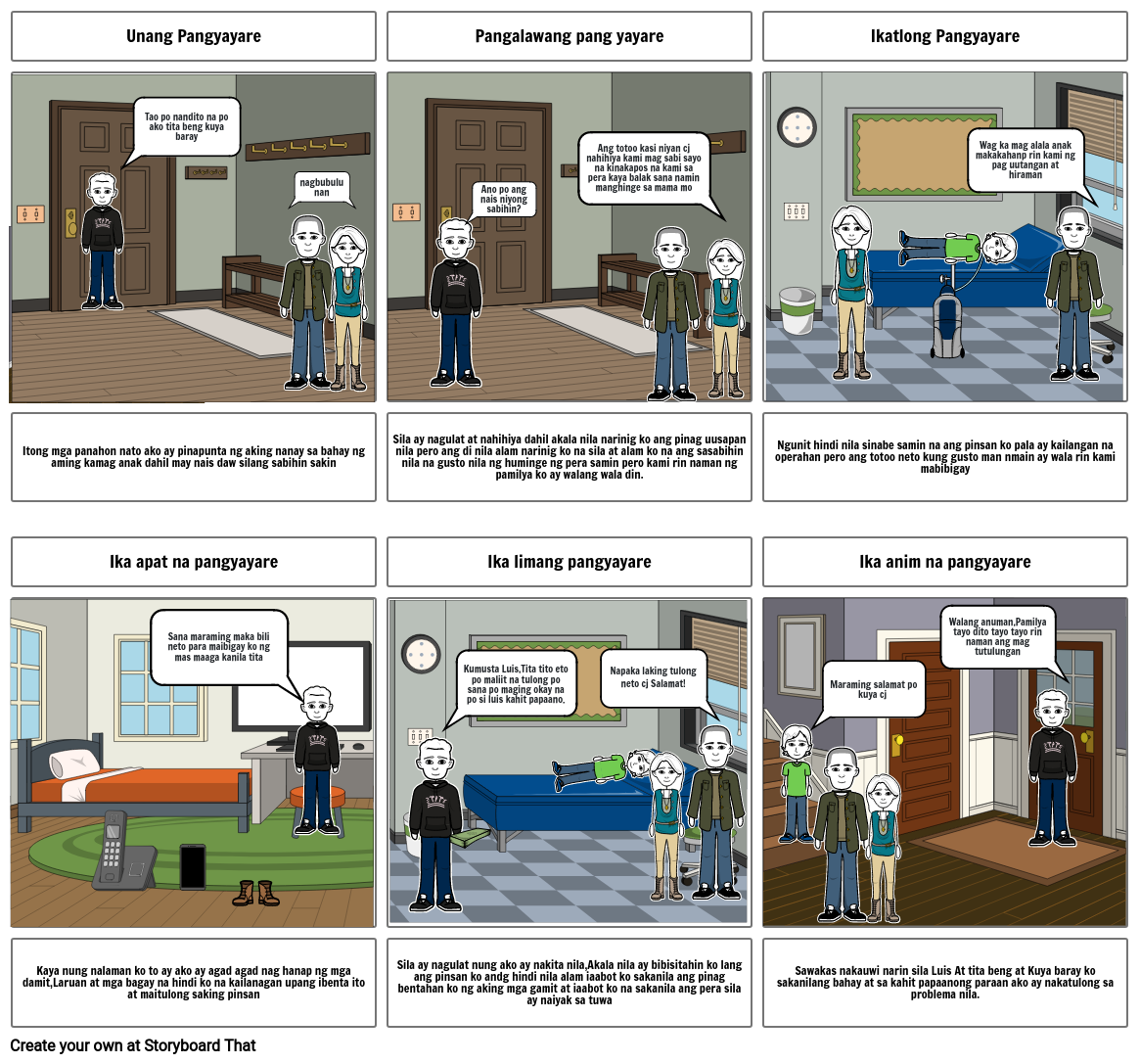 FIlipino Komik Istrip-Galban Storyboard por 2614aaf1
