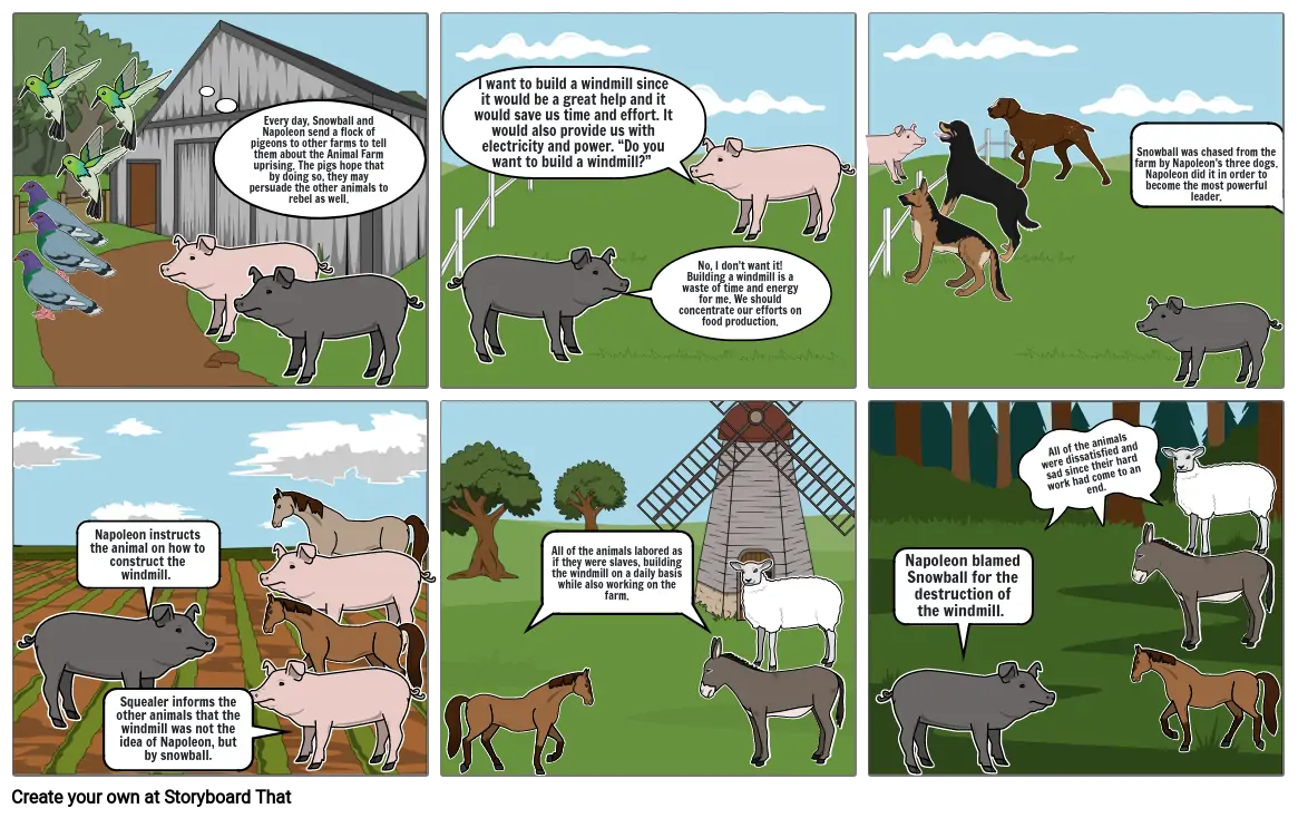 Animal Farm StoryBoard