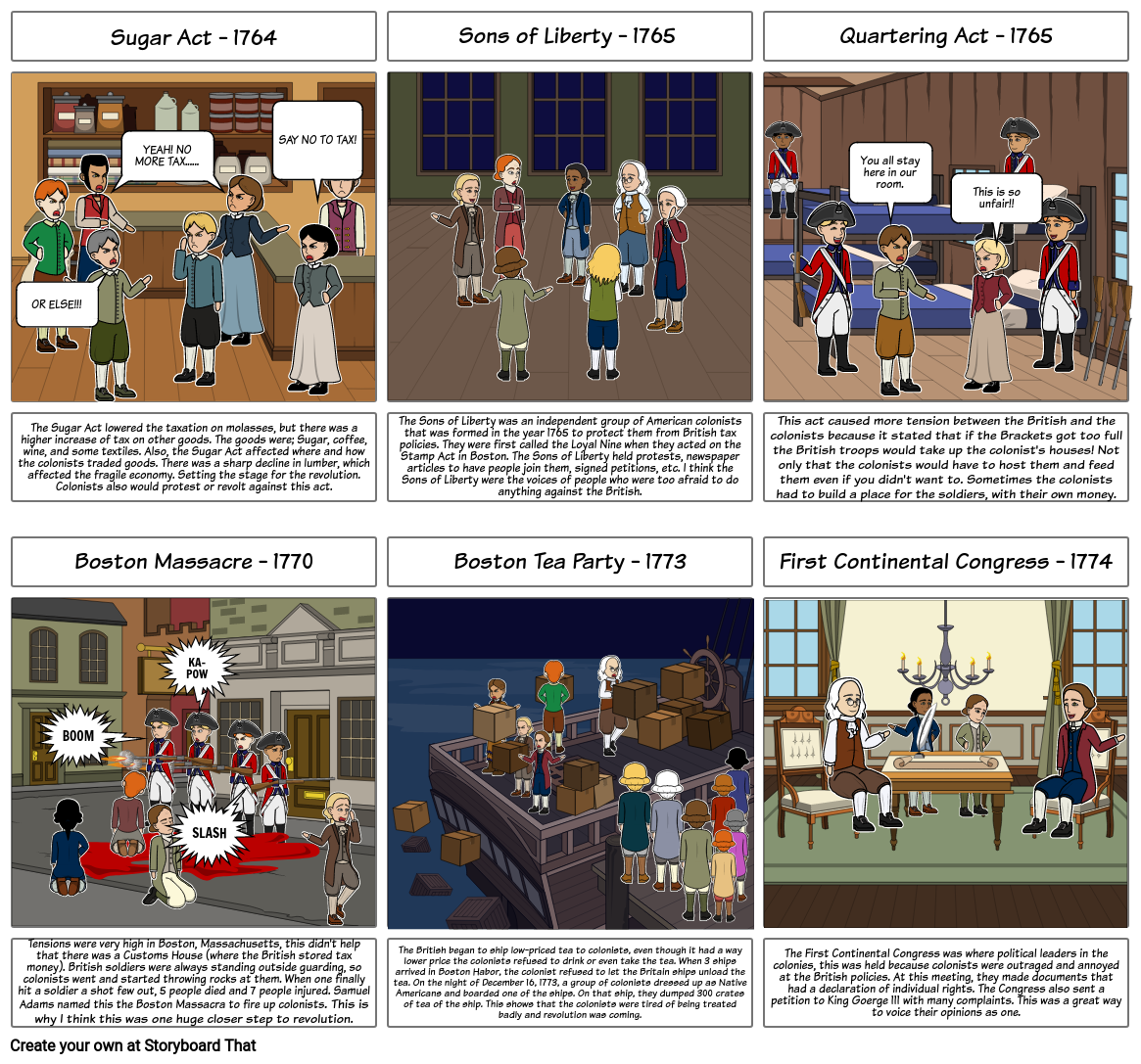 kailee-smith-s-road-to-revolution-timeline-storyboard