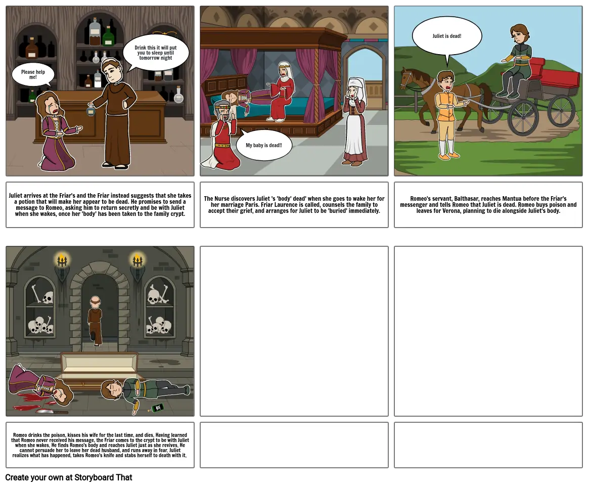 Romeo and Juliet storyboard pt2