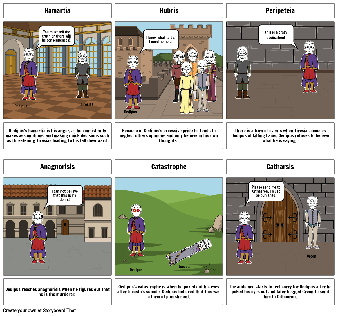 Oedipus Storyboard - Amber Welch Storyboard By 27ddd6b9