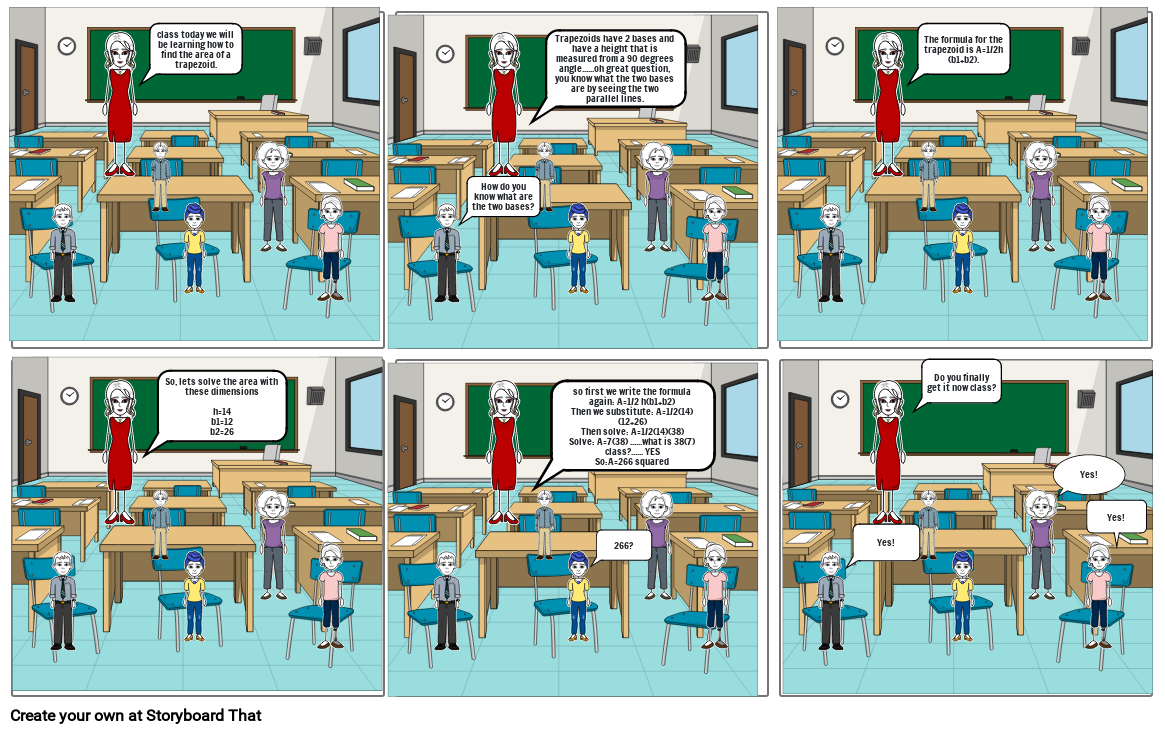 Math comic strip Storyboard by 2810447