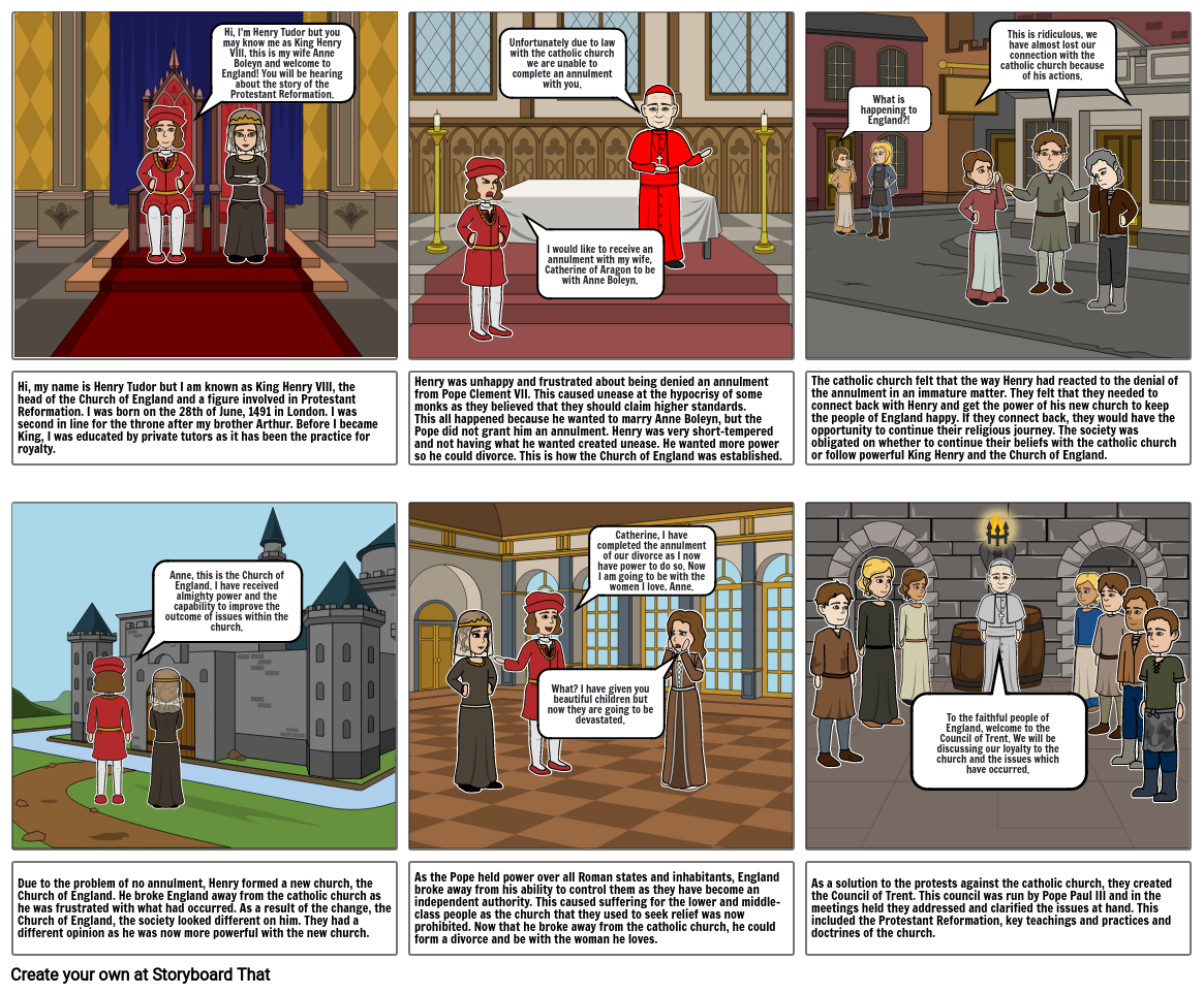 King Henry Storyboard by 282bd454