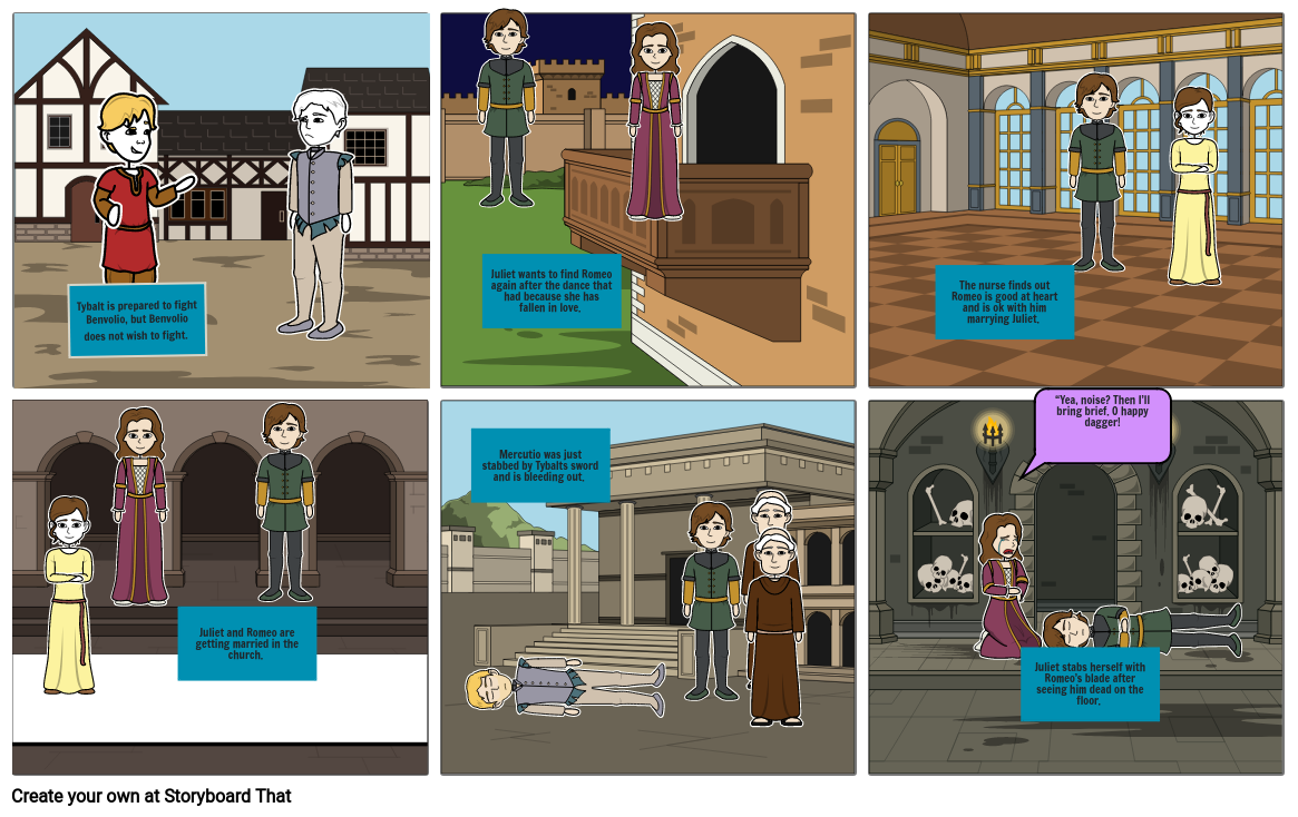 Romeo And Juliet Storyboard By 28aee1ef