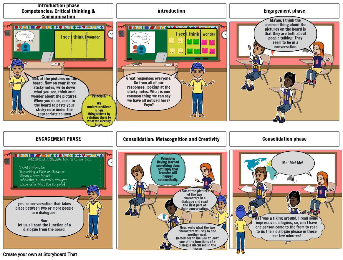 Lesson plan Storyboard by 28e7c943