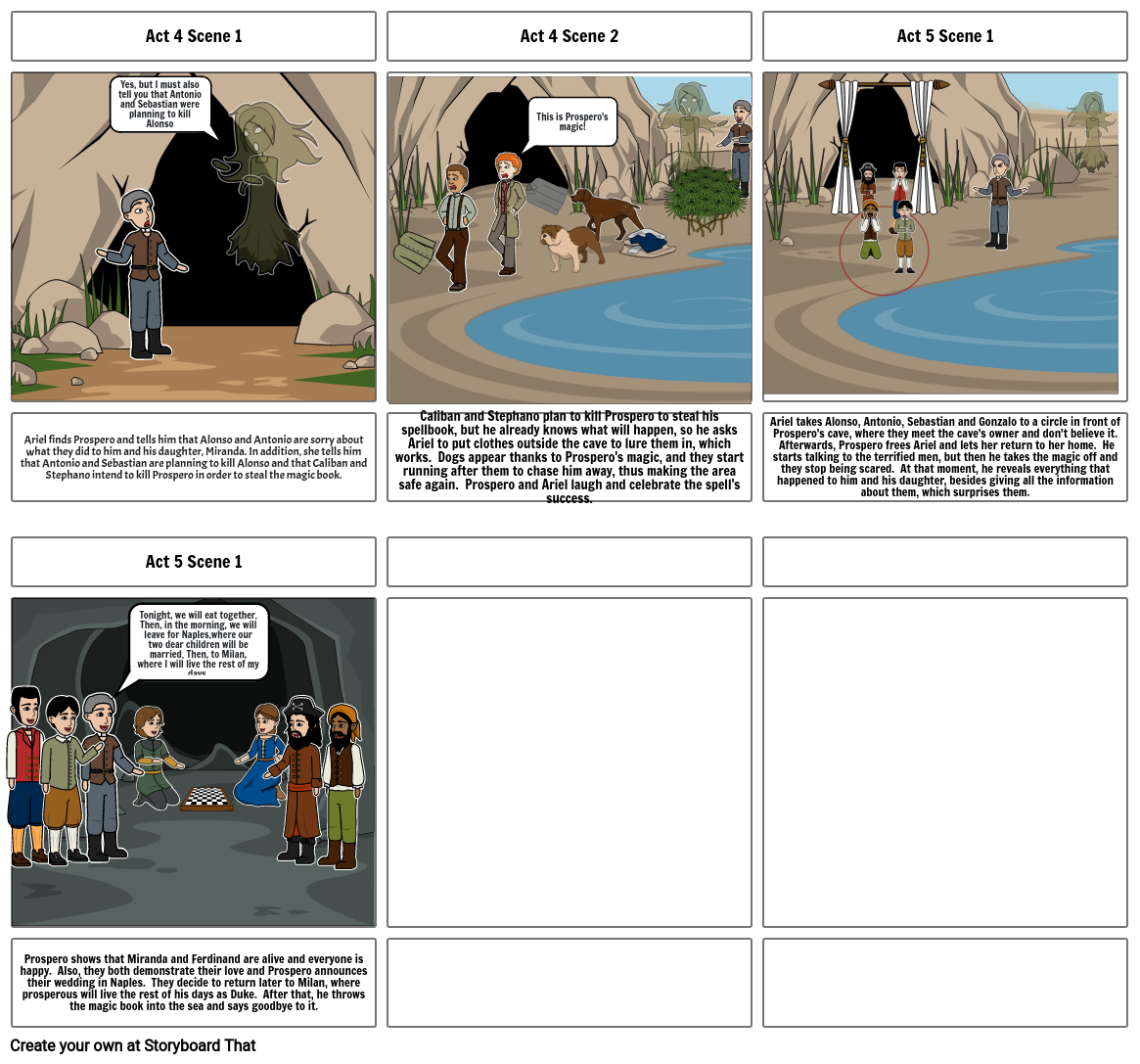The Tempest! Storyboard by 290adcd7