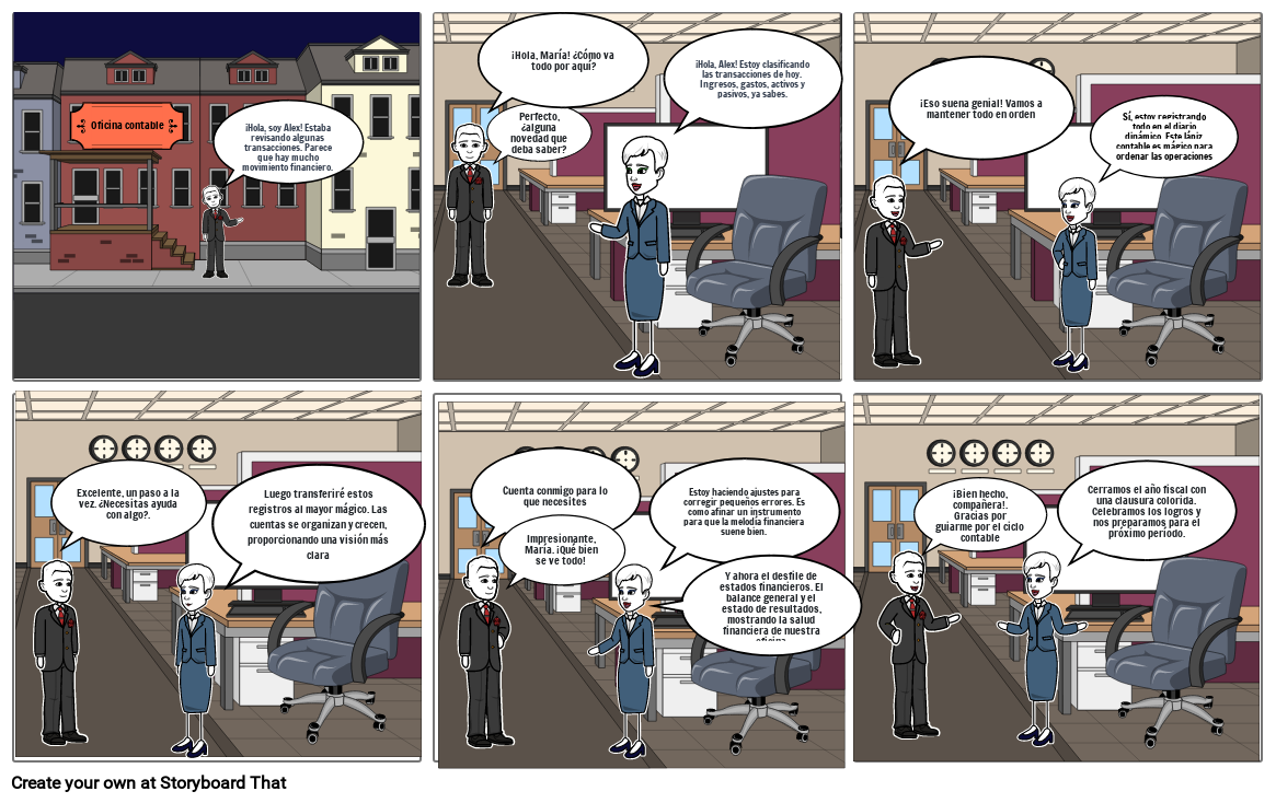 Historieta Contabilidad Storyboard By 291e7cbd 7106