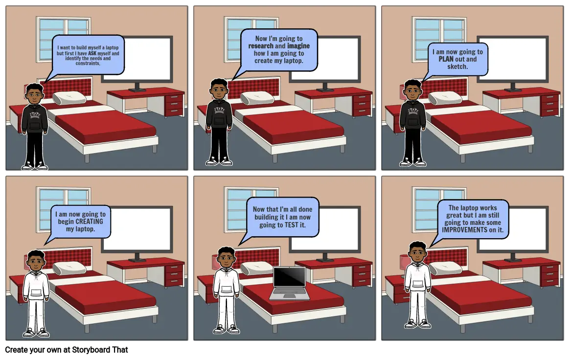 Engineer Design Process Comic Strip