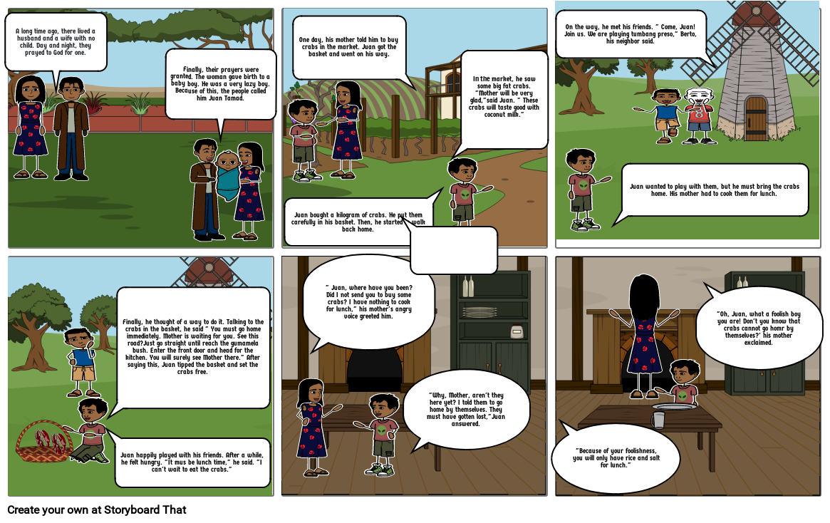 Juan Tamad Storyboard By 29bb2ce7 Juan Tamad Storyboard By 29bb2ce7
