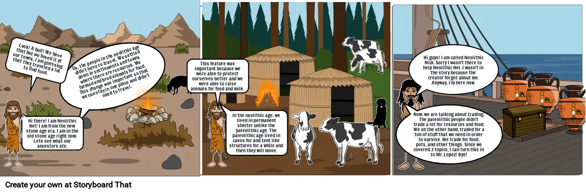 Neolithic and Paleolithic Comic