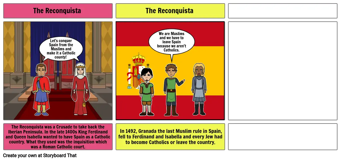 The Crusades Storyboard