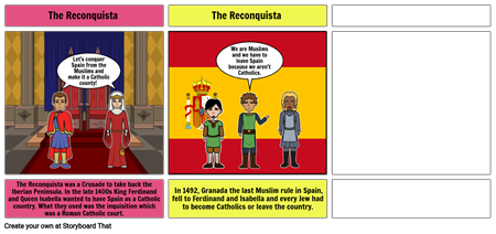 The Crusades Storyboard