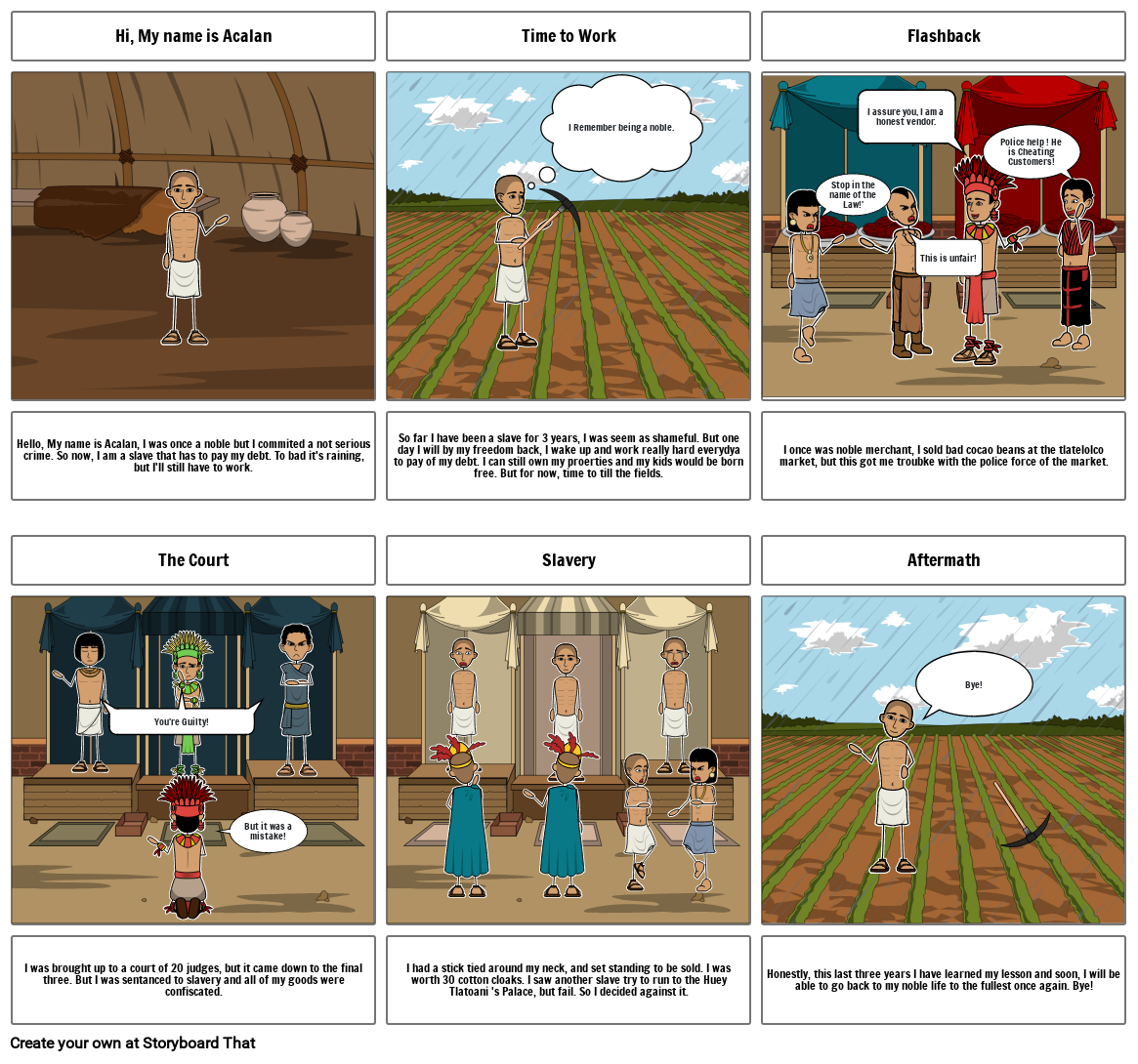 Aztec Chapter 8 Comic Storyboard by 2a1a9ce7