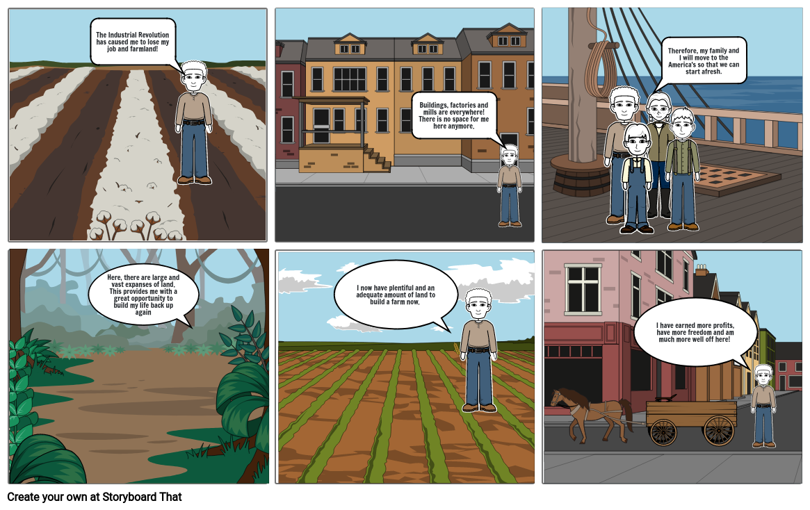 pull factors america Storyboard by 2a2b71a8