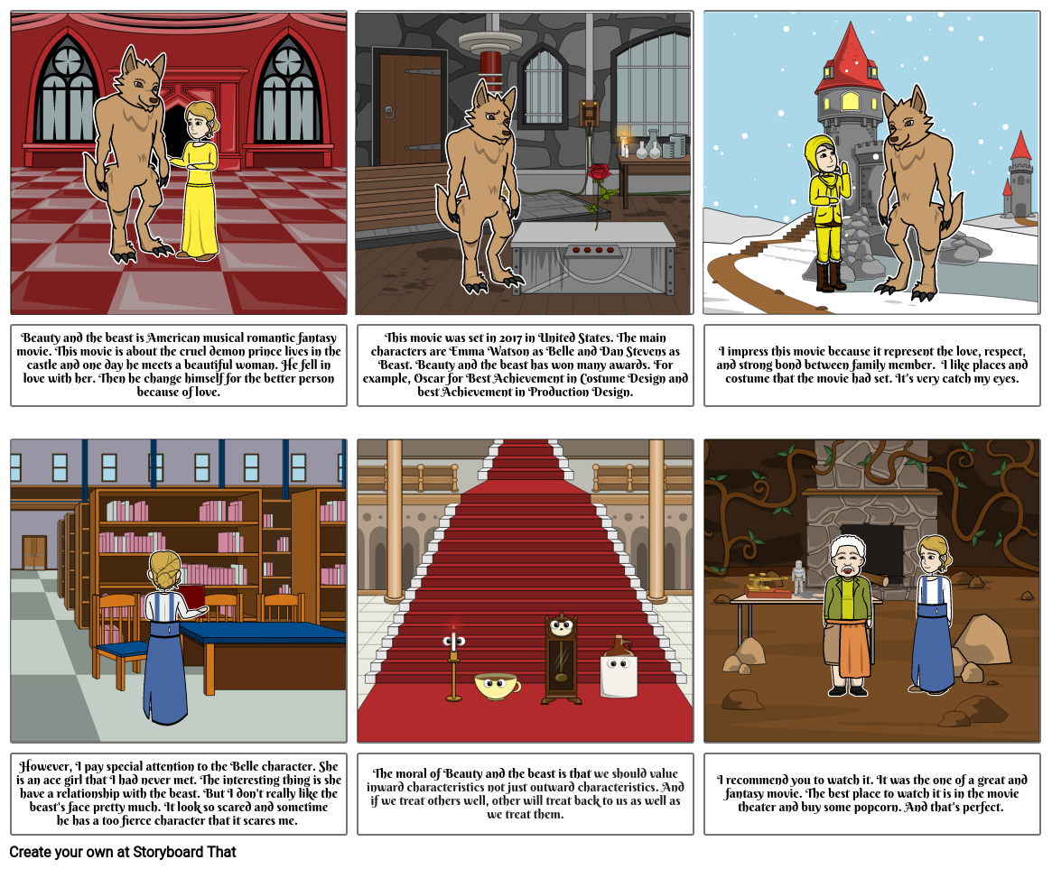 Movie Review Storyboard Storyboard by 2a669588