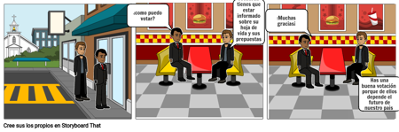 historieta ¿Cómo debó elegir a tu presidente ?