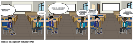 historieta de la contaminacion.