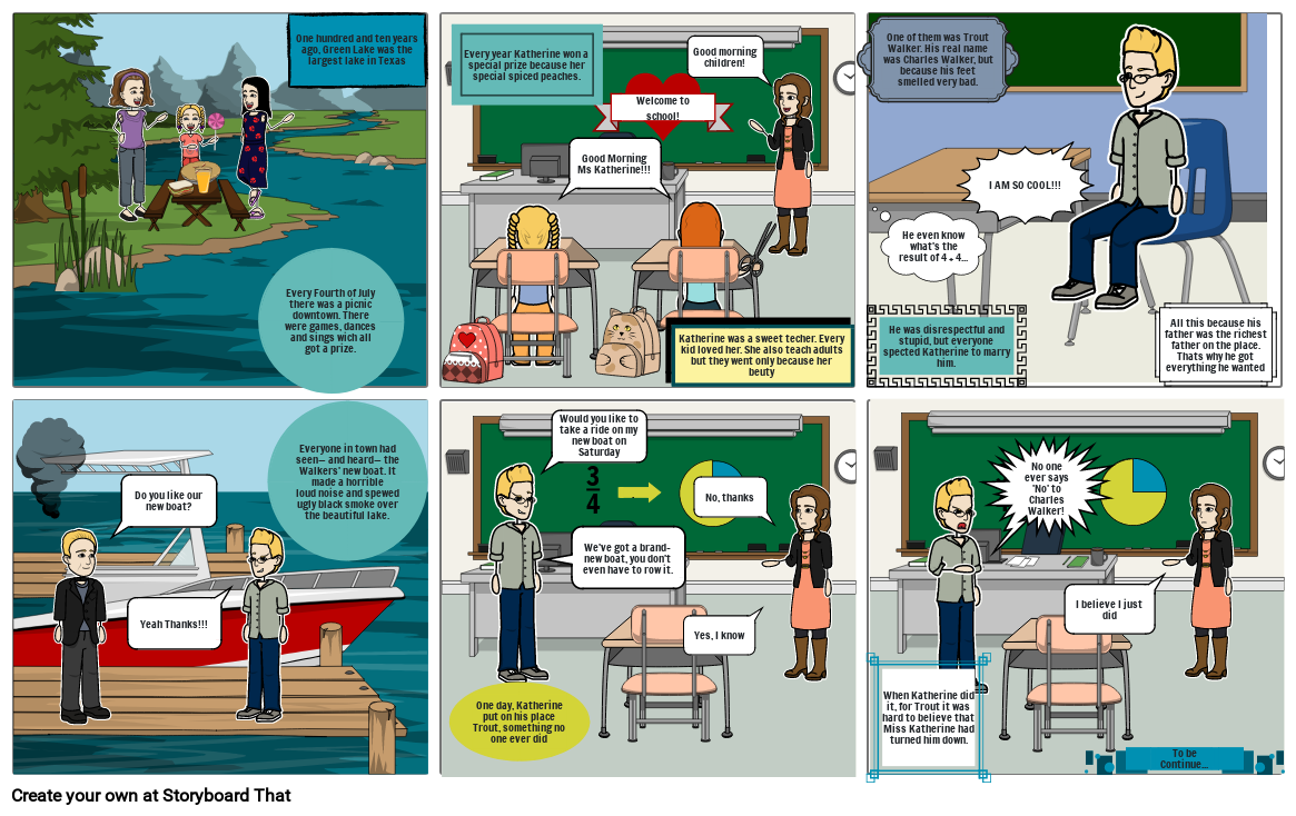 Hole Story Kissing Kate Barlow Storyboard by 2b2149c4