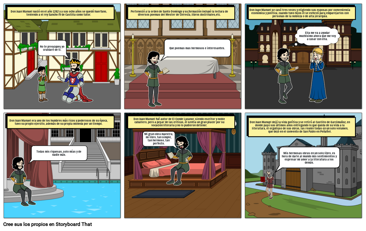 LA LITERATURA MEDIEVAL Storyboard By 2b314cc5