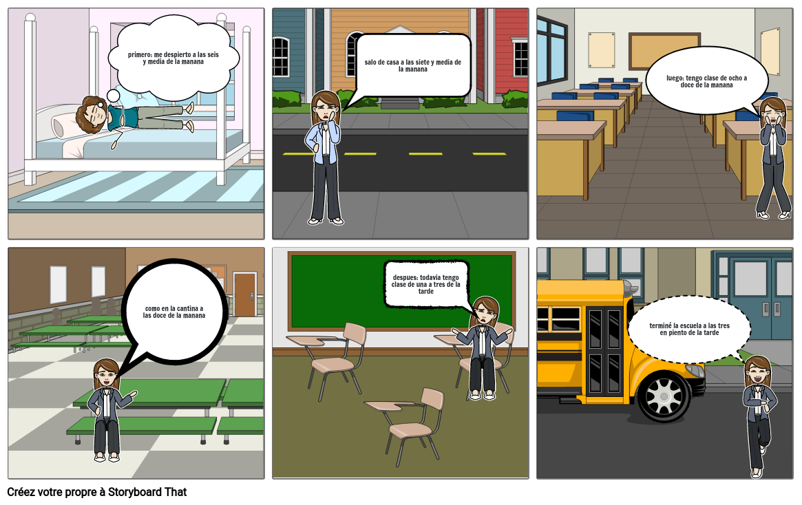 projet espagnol Storyboard by 2b3974cd