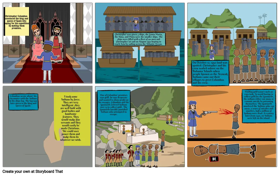 Maya Jackson&#39;s Columbus StoryBoard