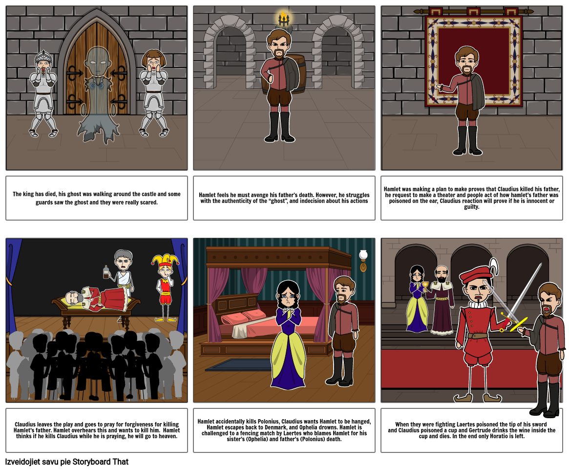 Hamlet Storyboard Por 2c14e89b