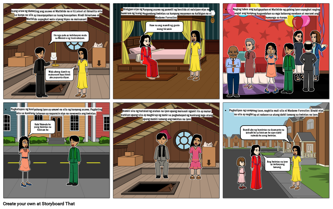 ANG KWINTAS Storyboard por 2c405333
