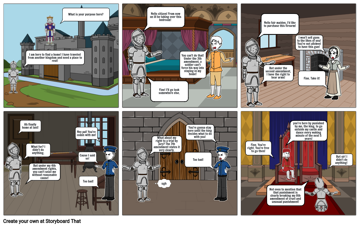 Bill of Rights Storybook Storyboard by 2cccbf19