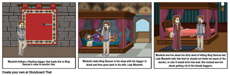 Macbeth Act 2 Comic