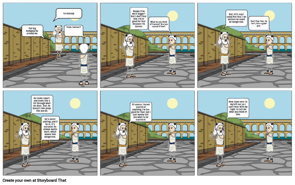 Julius Caesar- Comic Book Project