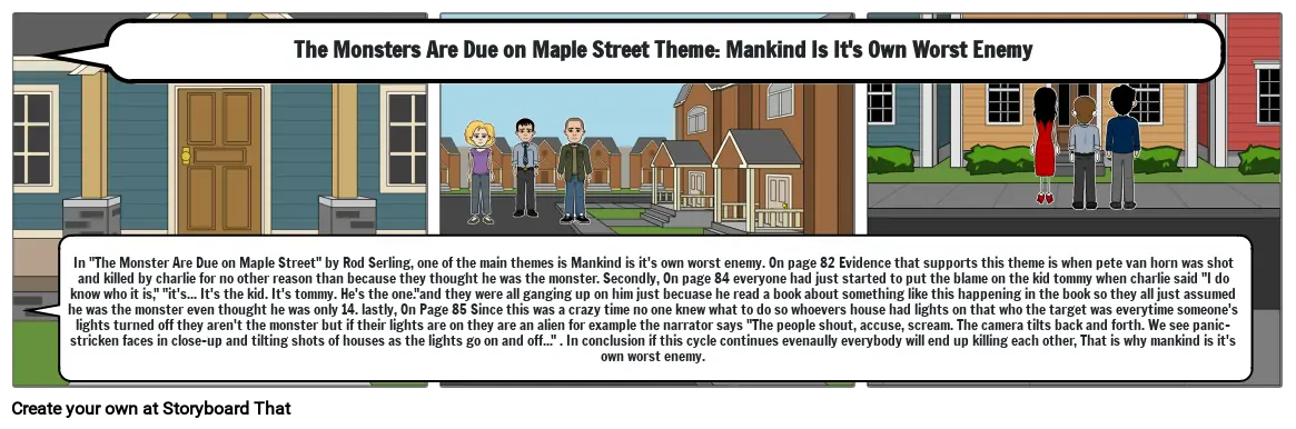 The Monsters Are Due on Maple Street Theme