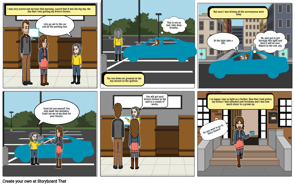 Perspective End of Unit Project Comic Strip