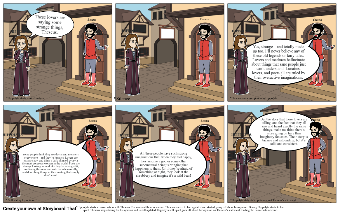 Shakespeare Scene Storyboard by 2ed9d8cf