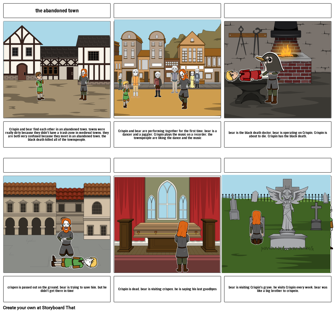 Life In The Middle Ages Storyboard By 2eeee583