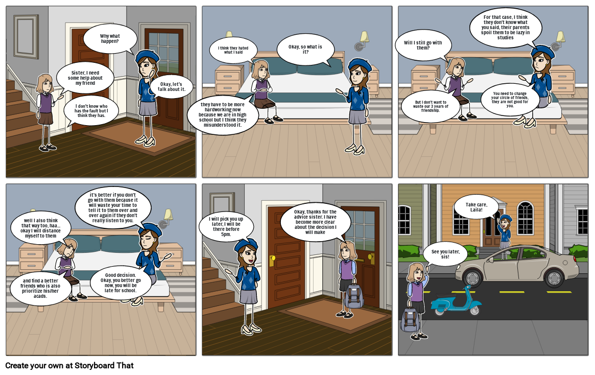 Interpersonal Communication Storyboard por 2efdaa56