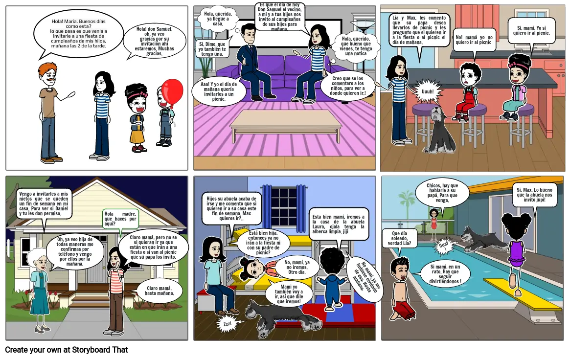 Historieta De Comunicación Storyboard By 2f04287d 2474