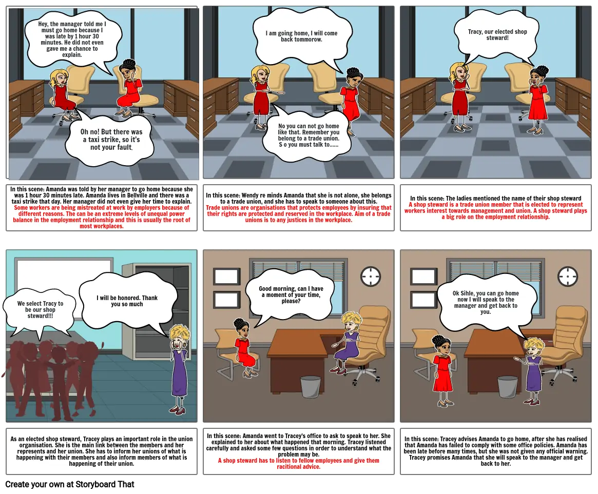 Shop steward Storyboard 1 by Nonkosikhona Mdike