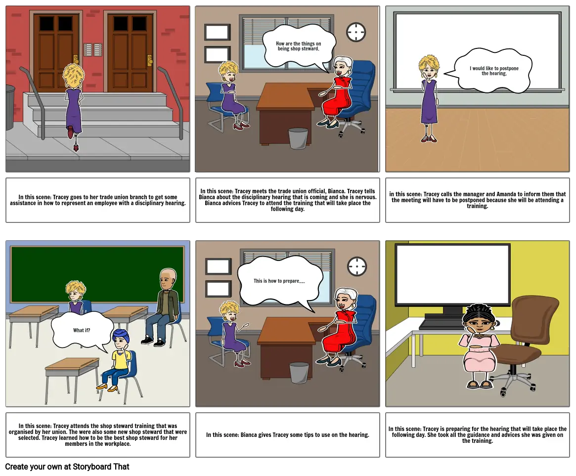 Shop steward Storyboard 3 by Nonkosikhona Mdike