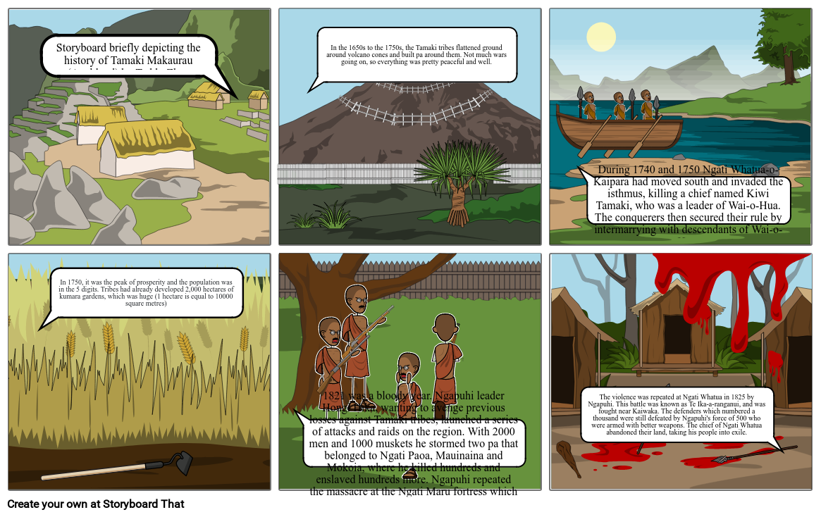 maori project Storyboard by 2f94ff5d