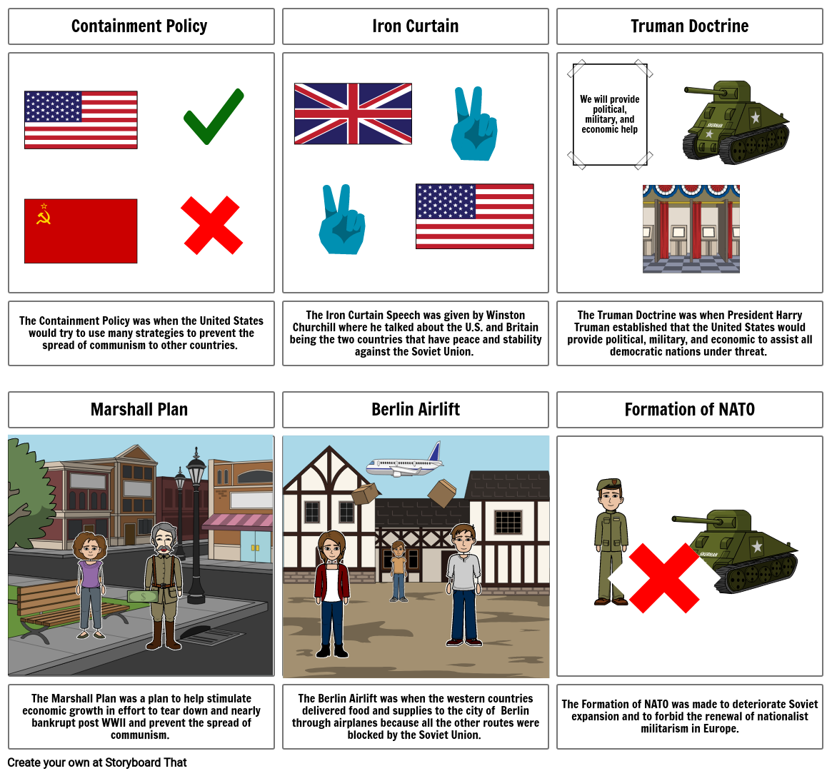 Early Cold War Storyboard By 2fa6ebe5