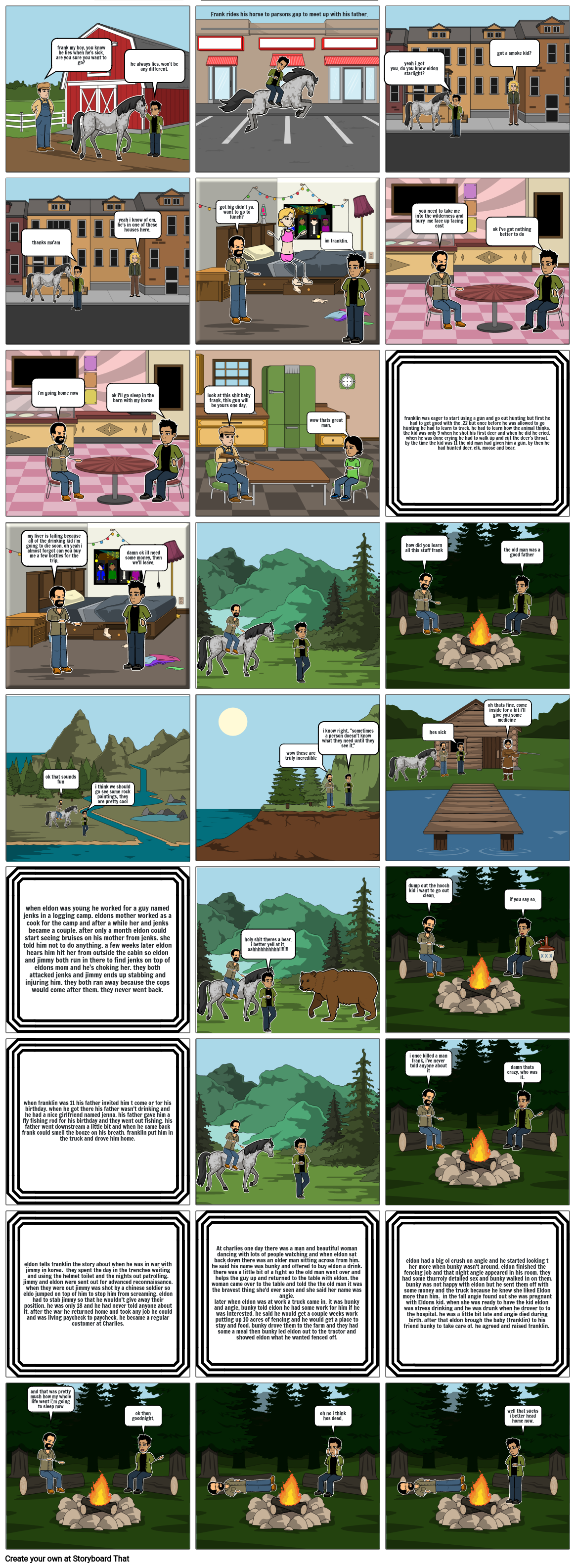 medicine walk Storyboard por 2fd65040