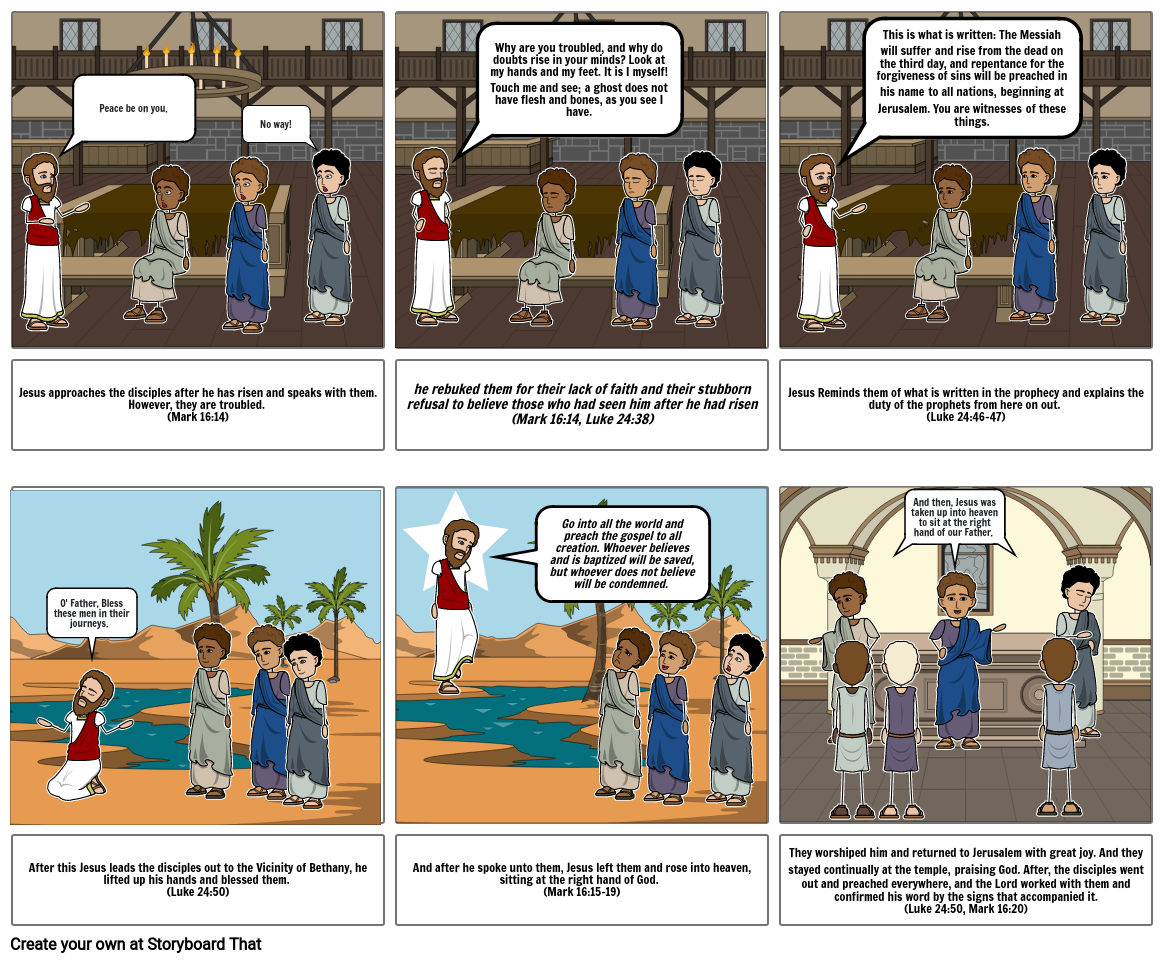 Jesus storyboard Storyboard by 2fd95803