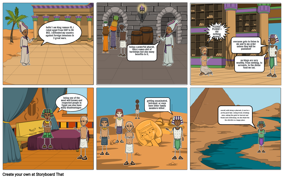 egypt comic Storyboard by 2ff04c88