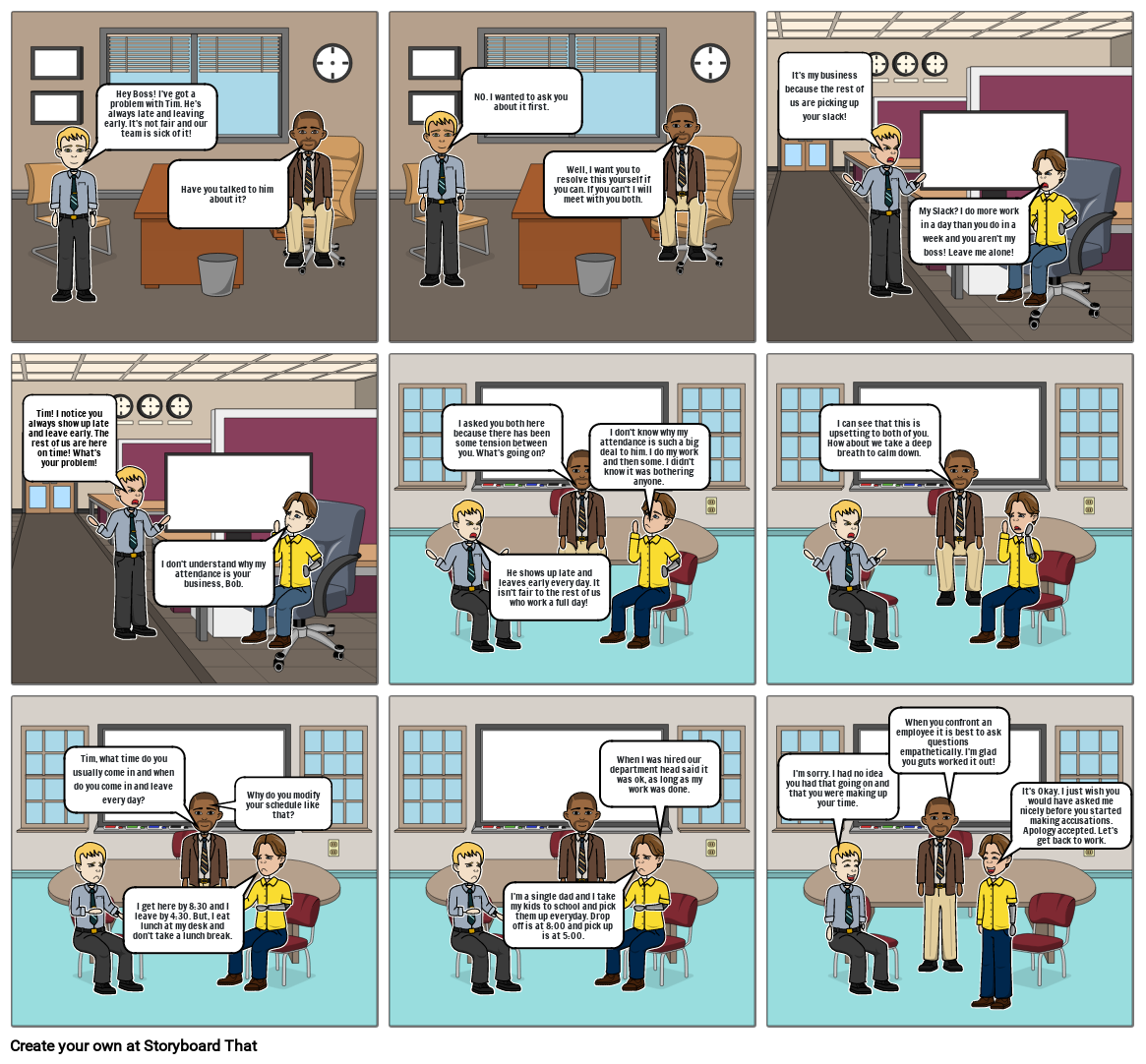 managing-conflict-comic-storyboard-by-300671f9