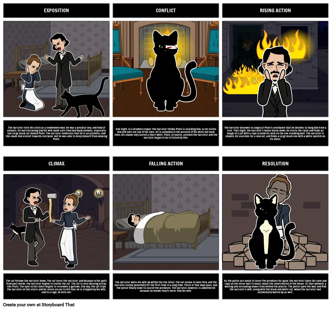 The Black Cat- storyboard