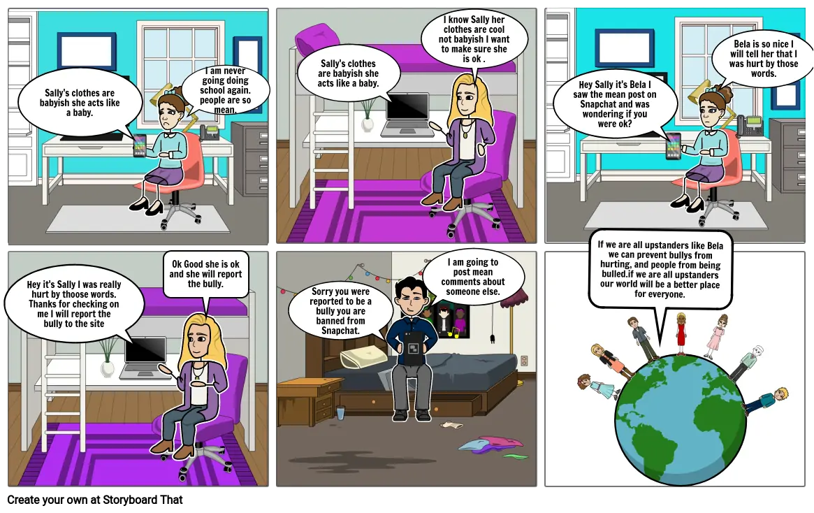 Cyber Bullying Comic