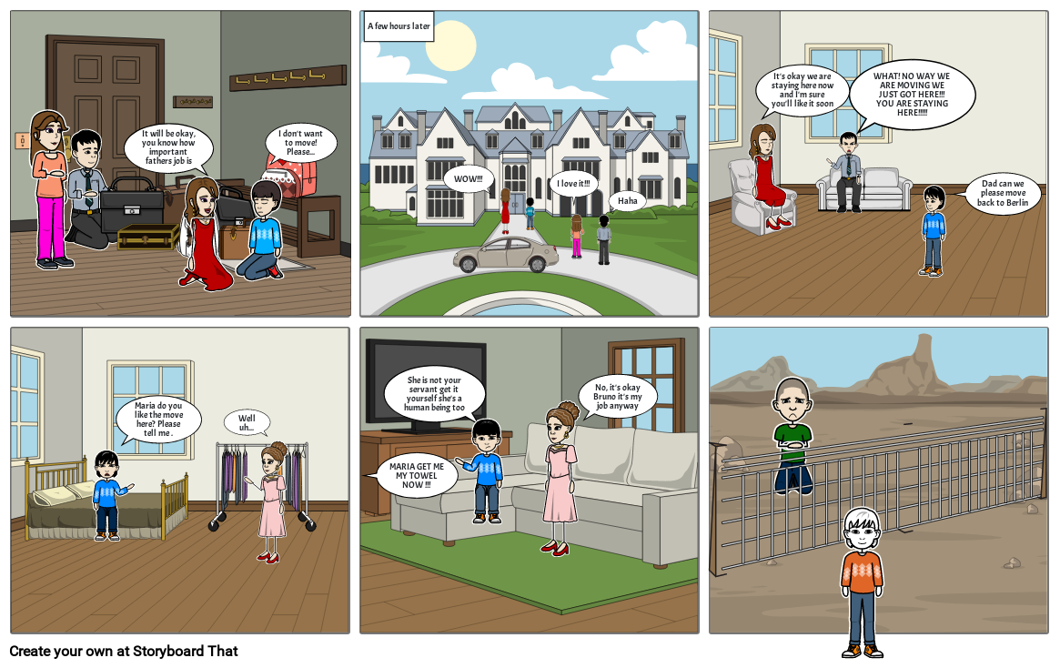 The Boy In The Striped Pajamas Storyboard by 30758bba