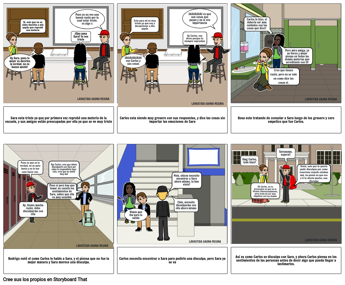 Historieta Proyecto Individual Storyboard by 309b562b