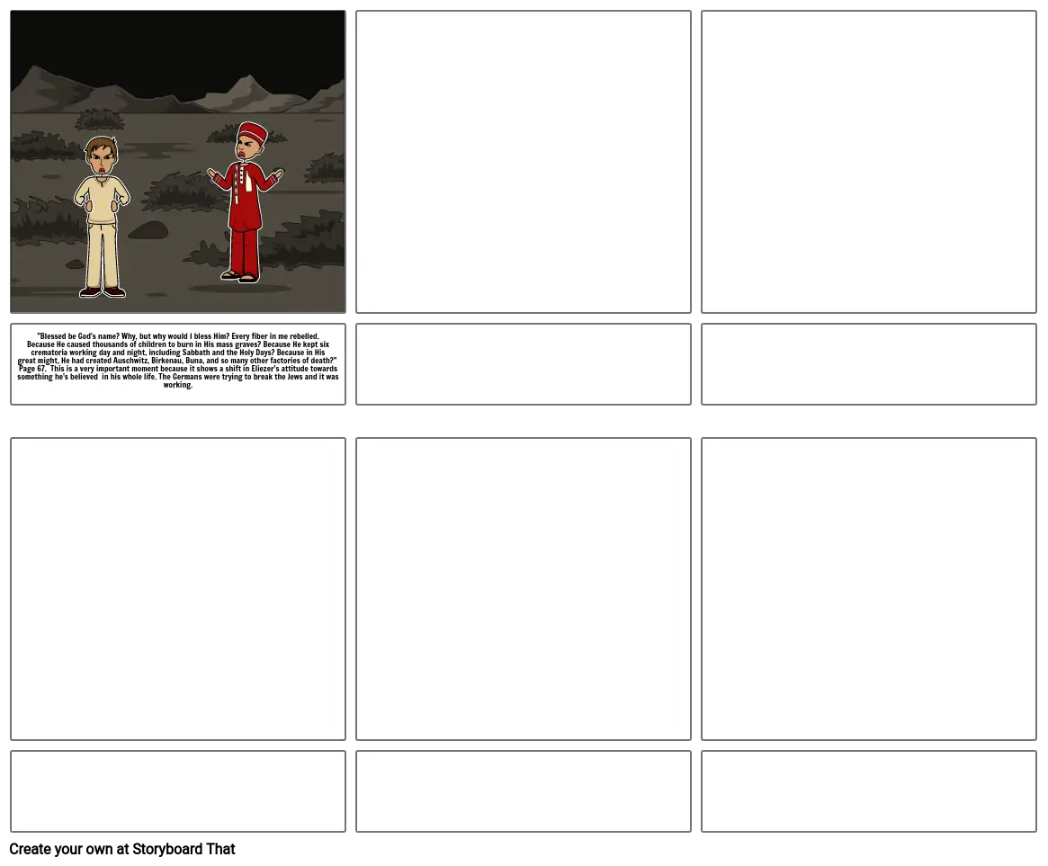 Night Chapter 5 and 6 Storyboard
