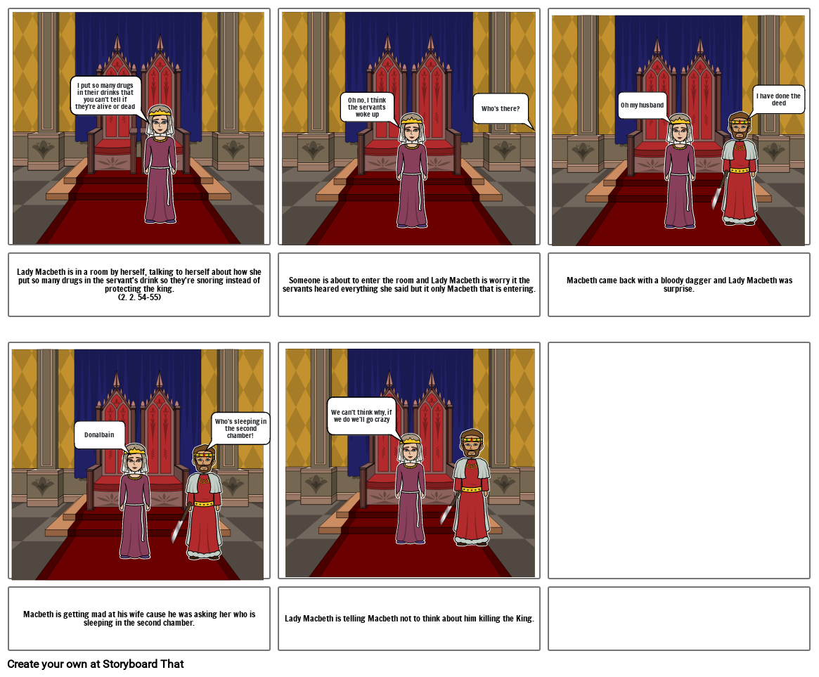 Macbeth Storyboard by 30d04af1